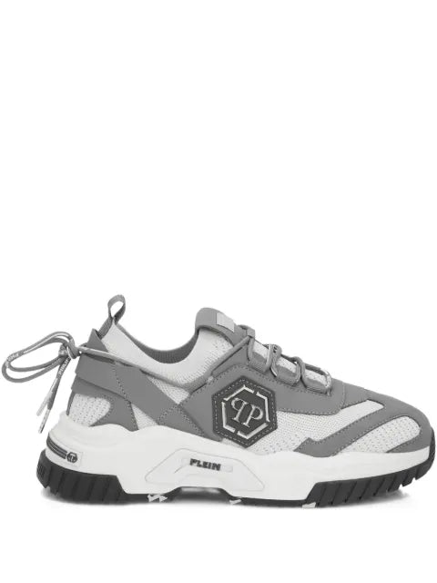 Philipp Plein - Predator Logo-Plaque  Trainers