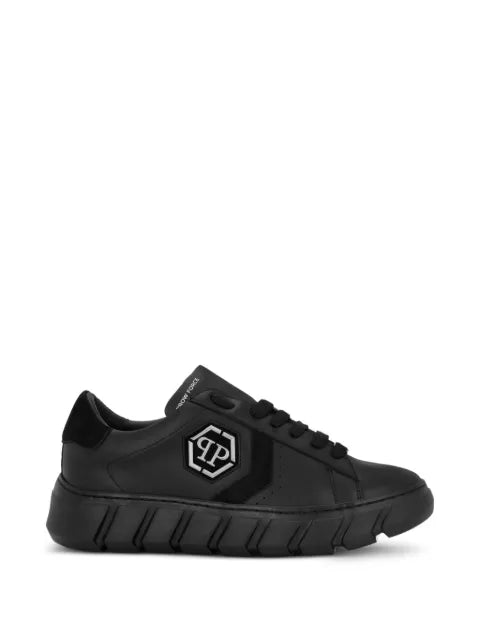 Philipp Plein - Hexagon Force Leather Sneakers