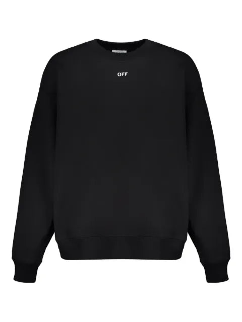 Off-White - Long-Sleeved Ribbed Sweatshirt