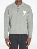 AMI Paris - Ami De Coeur Intarsia Polo-Shirt