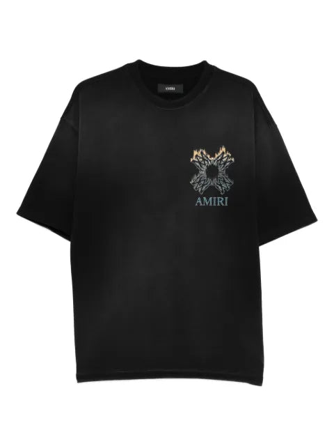 AMIRI - Ma Quad Flames Oversized T-Shirt