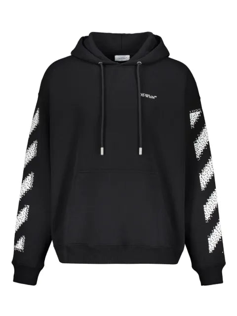 Off-White - Pixel Diagonal Skate Logo Hoodie