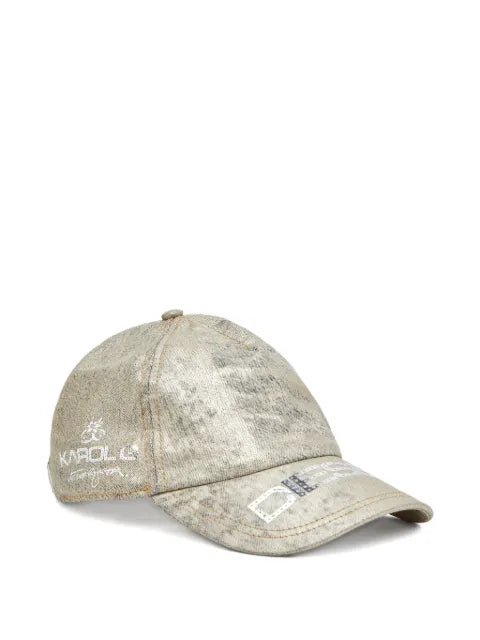 Diesel - X Karol G Logo-Detail Metallic-Effect Cap
