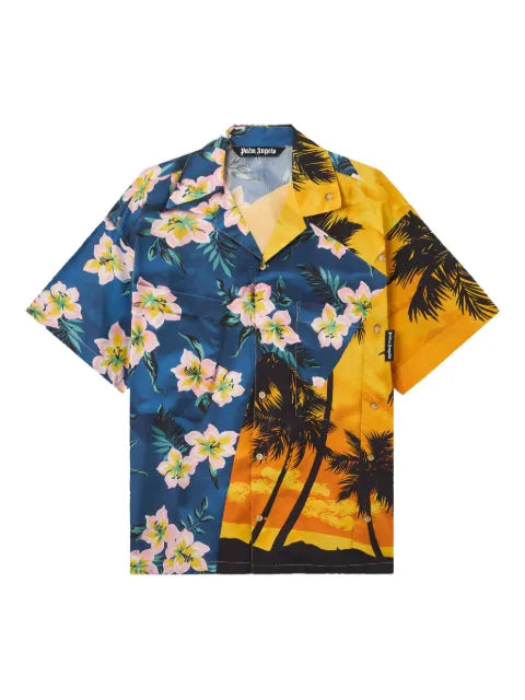 Palm Angels - Floral Sunset Short-Sleeve Shirt