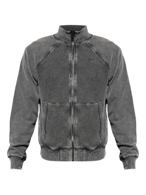 Diesel - S-Wafy-Zip-Rag Sweatshirt