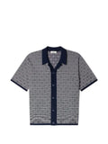 SANDRO - Square Cross Jacquard Shirt