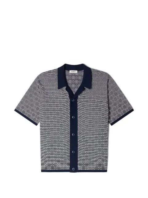SANDRO - Square Cross Jacquard Shirt