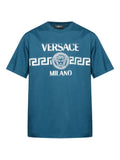 Versace - Printed Cotton-Jersey Regular T-Shirt