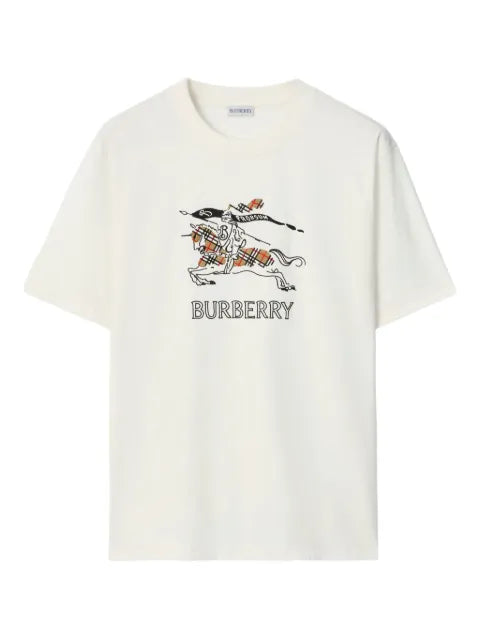 Burberry - Equestrian-Sketch Cotton T-Shirt
