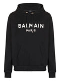 Balmain - Printed Cotton Hoodie