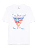 Casablanca - Tennis Club Icon Organic Cotton T-Shirt
