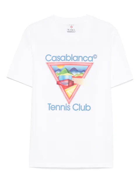 Casablanca - Tennis Club Icon Organic Cotton T-Shirt