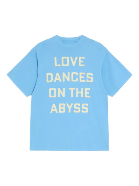 Valentino Garavani - Cotton T-Shirt With Love Dances On The Abyss &Amp; Made In Print