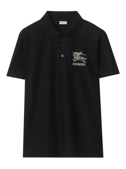 Burberry - Equestrian-Knight Cotton Polo Shirt