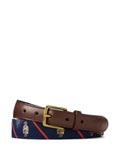Polo Ralph Lauren - Polo Bear Leather-Trim Belt