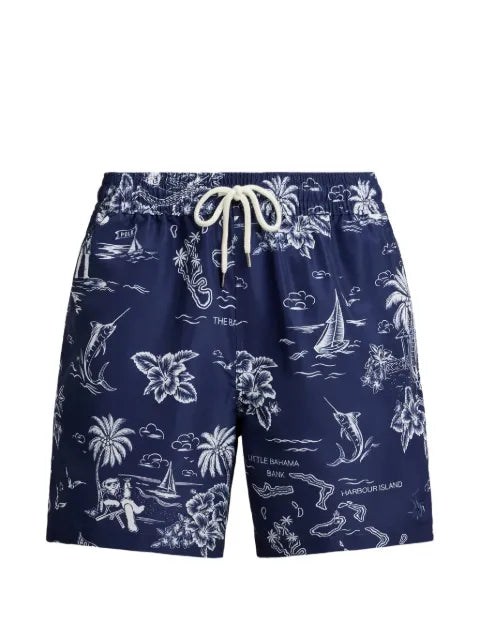Polo Ralph Lauren - Bear-Print Swim Shorts