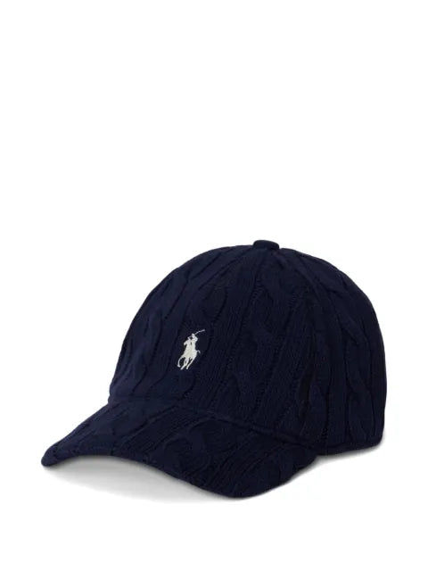 Polo Ralph Lauren - Cable-Knit Logo-Detail Cap