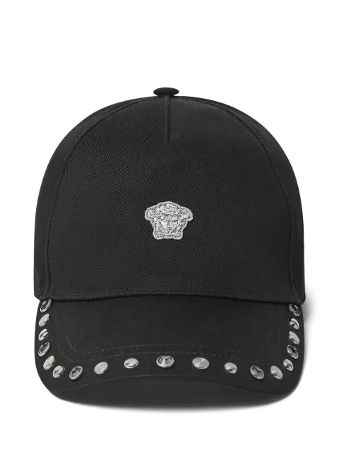 Versace - Embellished Cotton Baseball Cap