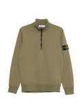 Stone Island - Logo-Patch Half-Zip Sweater
