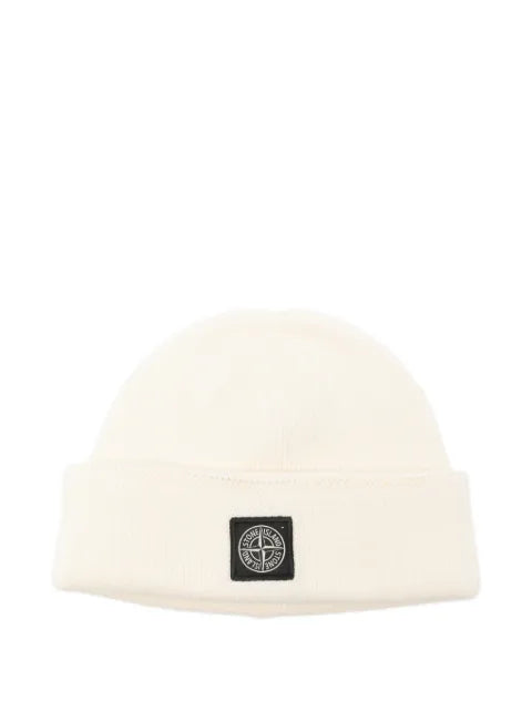 Stone Island - Compass Logo-Patch Beanie Hat