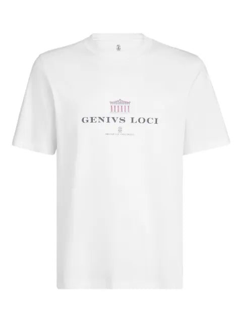 Brunello Cucinelli - Graphic-Print Crew-Neck T-Shirt