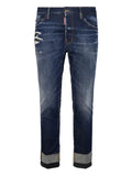 DSQUARED2 - Dark Wash Teddy Jeans