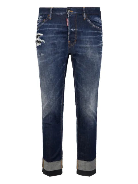 DSQUARED2 - Dark Wash Teddy Jeans
