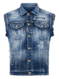 DSQUARED2 - Medium Side By Side Wash Classic Vest