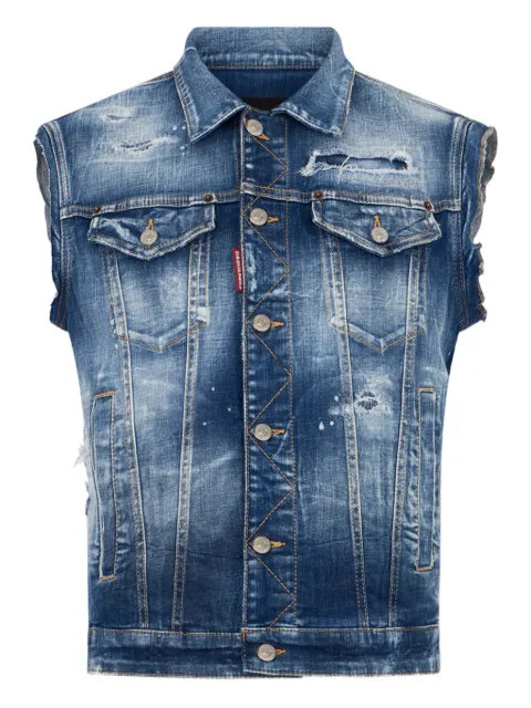DSQUARED2 - Medium Side By Side Wash Classic Vest
