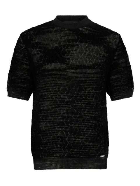 DSQUARED2 - Open Work Knit T-Shirt
