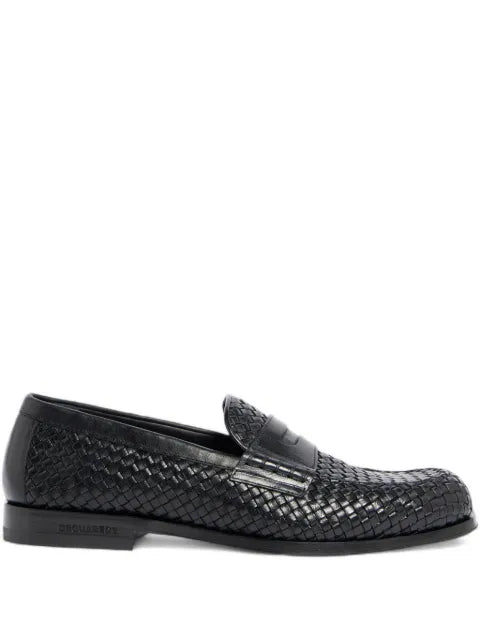 DSQUARED2 - Woven Leather Loafers