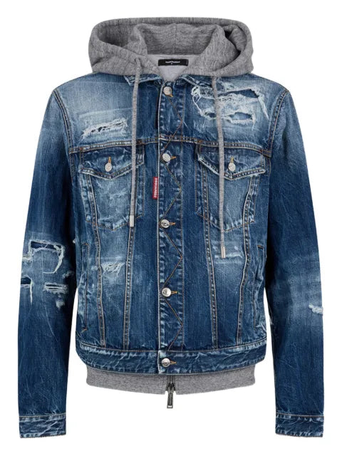 DSQUARED2 - Medium Ripped Wash Over Jeans Jacket