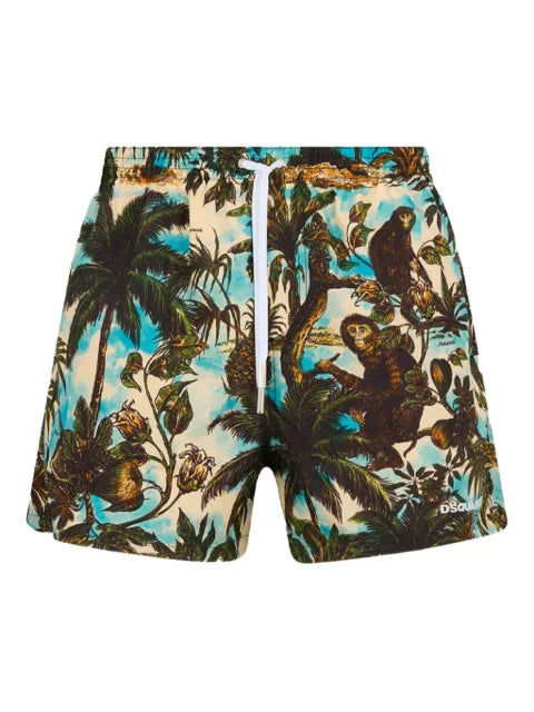 DSQUARED2 - Monkey Business Midi Swim Boxers