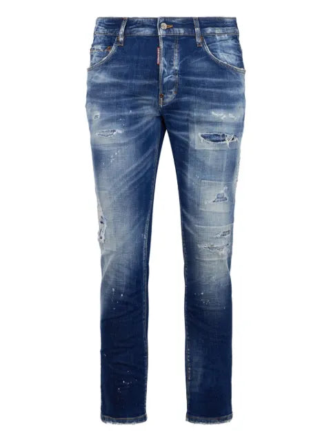DSQUARED2 - Medium Wash Skater Jeans
