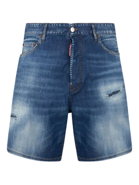 DSQUARED2 - Logo-Patch Denim Shorts