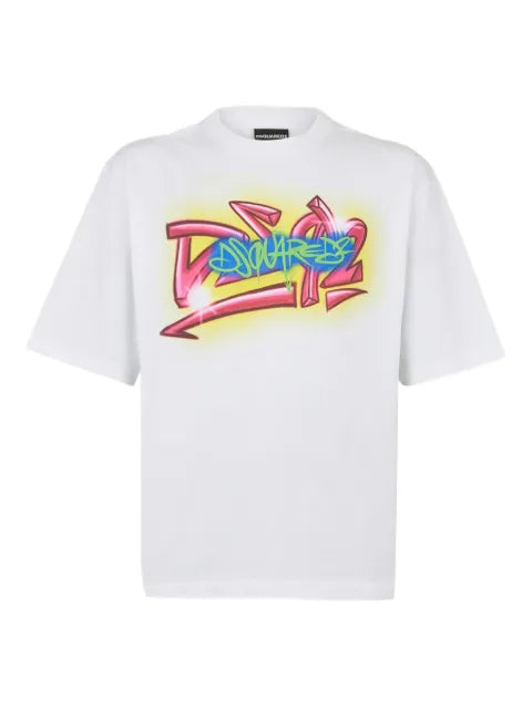 DSQUARED2 - Rebel Tags Loose Fit T-Shirt