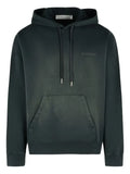 Golden Goose - Hooded Sweatshirt In Black Cotton With A Bleached Effect