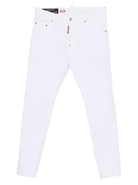 DSQUARED2 - Skater Rivet Cotton Skinny Jeans