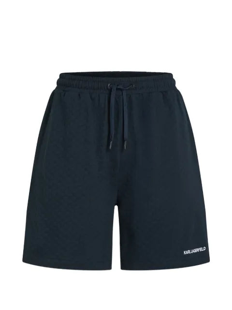 Karl Lagerfeld - Logo-Embroidered Track Shorts