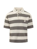 AMI Paris - Ami De Coeur Striped Polo Shirt