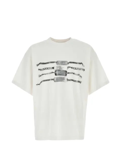 Alexander Wang - Chain Graphic Cotton T-Shirt