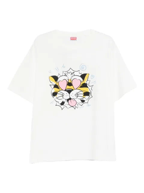Kenzo - Tiger-Print T-Shirt
