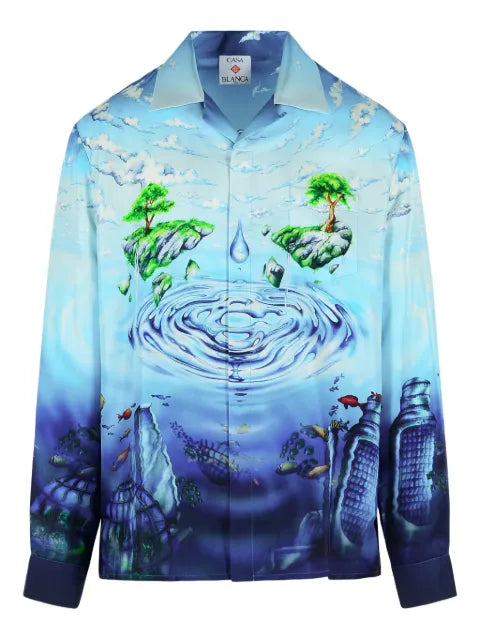 Casablanca - Lost Atlantis Silk Shirt