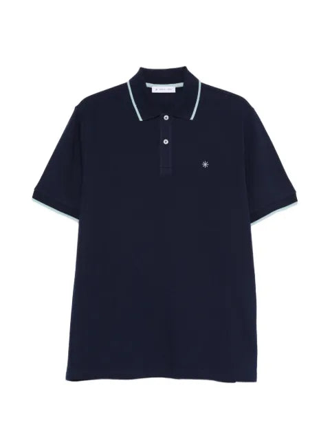 Manuel Ritz - Contrasting-Trim Polo Shirt