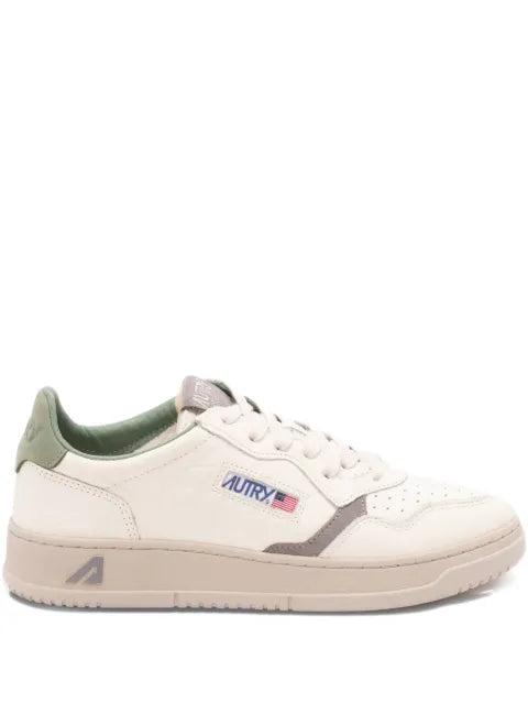 Autry - Medalist Grained Leather Sneakers