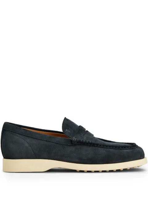 Tod's - Suede Penny Loafers