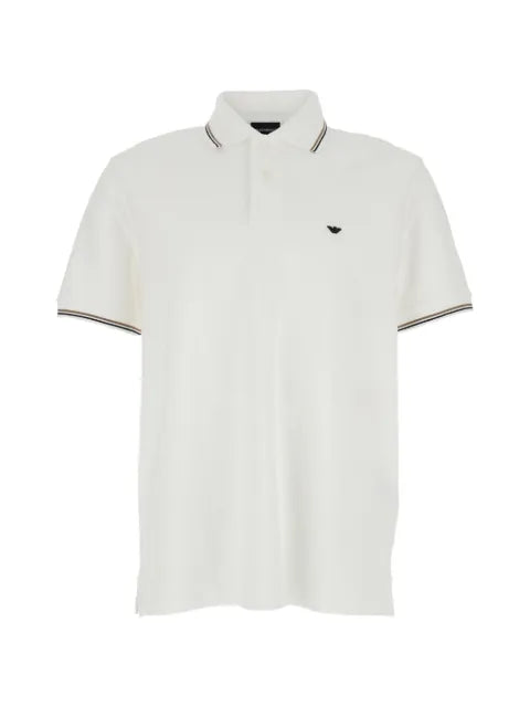 Emporio Armani - Emblem Trim Polo Shirt