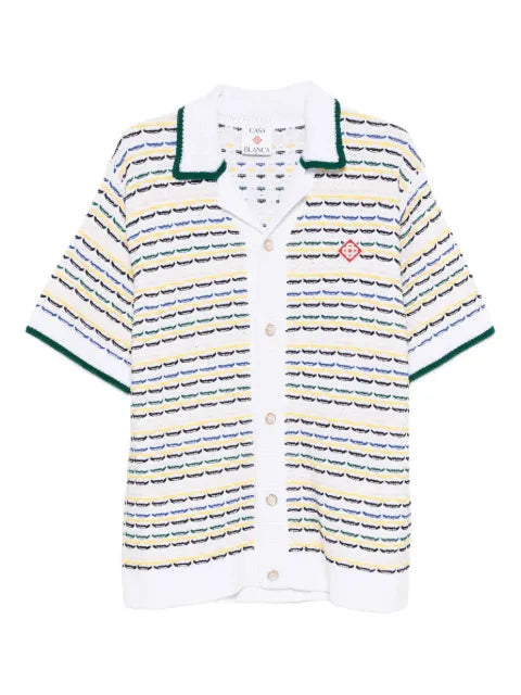 Casablanca - Tuck-Stitch Short-Sleeved Shirt