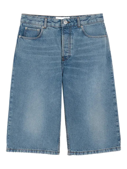 AMI Paris - Cotton Large Fit Bermuda Shorts