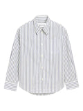 AMI Paris - Striped Cotton Ami De Coeur Wide Shirt